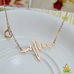 Dây chuyền titan nhịp tim - titan cao cấp