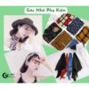 Khăn turban tam giác - khăn quàng cổ tam giác đa năng