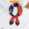 Khăn lụa bandana họa tiết, khăn choàng cổ lụa 70*70 loại 1 - LV70AK.D
