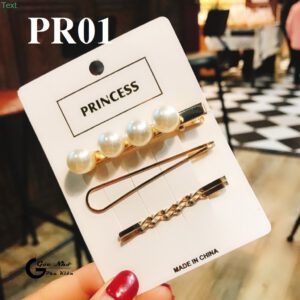 THANH LÝ Set kẹp tóc princess mạ vàng xinh xắn