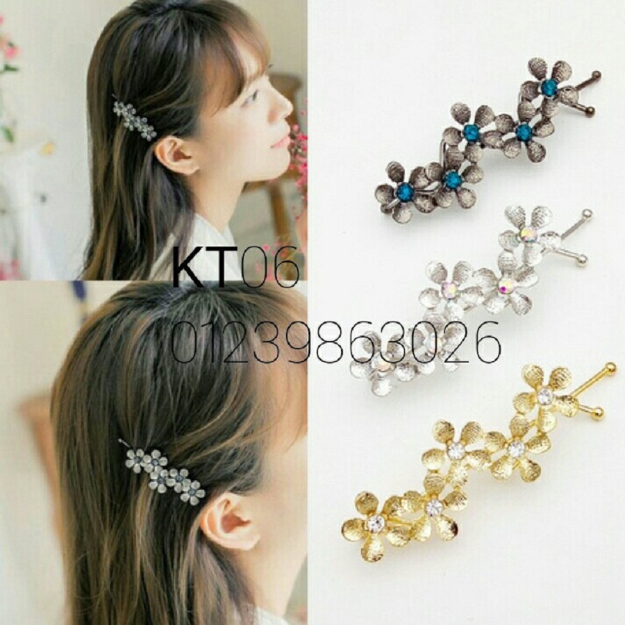 Kẹp tóc cành hoa mai hàn quốc xinh xắn